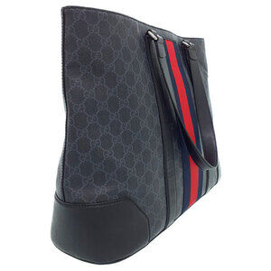 Gucci Bag monogram canvas Tote black Supreme Web GG GG